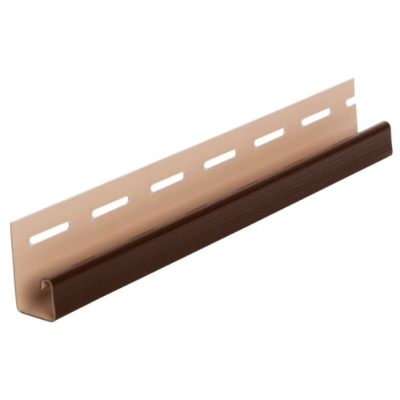 Планка J-trim FaSiding Коричневый 3,66м