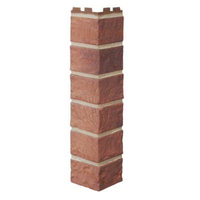 Планка VOX Внешний угол Solid Brick BRISTOL 0,42м Коричневая