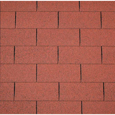 Битумная черепица Iko Superglass 3Tab Tile Red