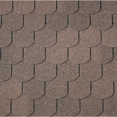 Битумная черепица IKO Superglass Biber Dual Brown