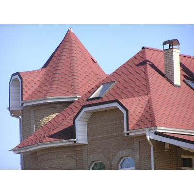 Битумная черепица IKO Superglass Hex Tile Red ultra